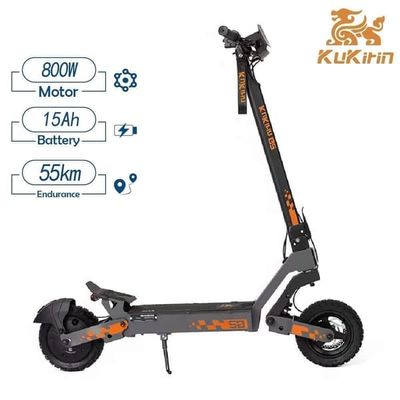 Kukirin G2 hastighet 45km/h, räckvidd 55km, 7-ljus säkerhetssystem 800W motor 15.6AH, 10 tums däck, elektrisk skoter