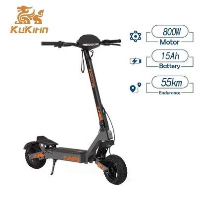 Kukirin G2 elektrisk skoter hastighet 45 km/h, räckvidd 55 km, 800W motor 15,6 AH, 10 tums däck, 7-lätt säkerhetssystem