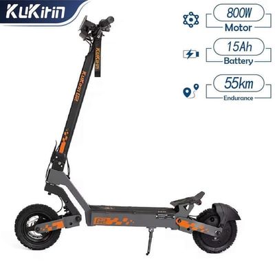 Kukirin G2 2026 Ny elektrisk scooter Hastighet 45 km/h, räckvidd 55 km, 800W motor 15,6 AH, 10-tums däck, 7-lampors säkerhetssystem