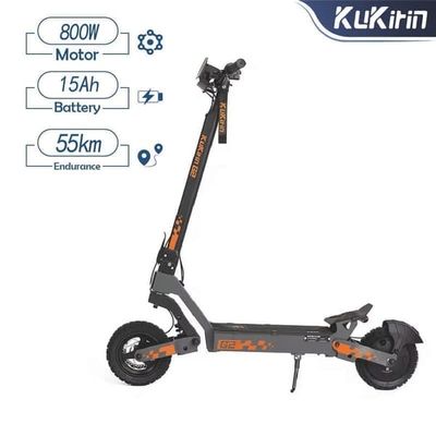 Kukirin G2 elektrisk skoter 10 tums däck, hastighet 45 km/h, räckvidd 55km, 800W motor 15.6AH, 7-tums säkerhetssystem