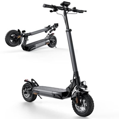 iScooter W9 elscooter, 1000W motor, 10 tums däck, 48V 14Ah batteri, räckvidd 45 km, toppfart 40 km/h, fällbar