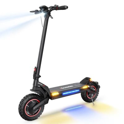 iScooter iX7 Pro off-road elektrisk løbehjul, 2*1000W motorer, 17,5Ah batteri, tophastighed 60 km/t, med omgivende lys, egnet til voksne