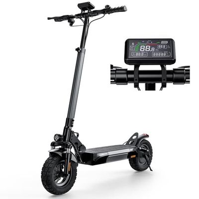 iScooter W9 vikbar elektrisk skoter 1000W, 48V 14Ah batteri,topphastighet 45km/h,räckvidd 35-45km,10 tums däck
