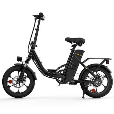 iScooter U4 250W elcykel 16 tum terräng stadscykel, 36V10,4Ah batteri, 25 km/h maximal hastighet stadscykel för vuxna