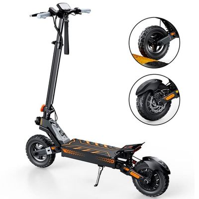 iScooter W10 Elscooter 1200W, 48V15Ah, 40 km/h, APP Smart-modell, 10-tums slanglösa däck