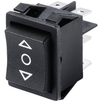TRU COMPONENTS TC-9957468 Vippströmbrytare R5-SP3072 250 V/AC 16 A 2x (På)/Av/(På) momentan/0/momentan 1 st
