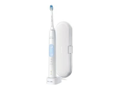 Philips Sonicare ProtectiveClean 5100 HX6859 - Tannbørste - trådløs - hvit/lyseblå