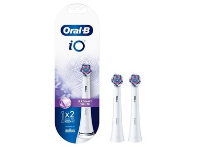 Oral-B iO Radiant White, 2 stykker, Hvit, 3 måned(er), Oral-B, Blister