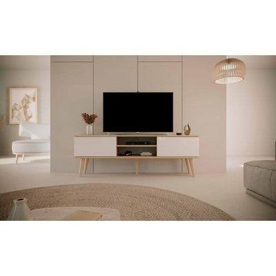 Toronto - Tv-bænk 160 Cm Eg Og Hvid