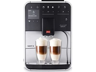 Melitta CAFFEO Barista T Smart F831-101 - Automatisk kaffekokare med mjölkskummare - 15 bar - silver