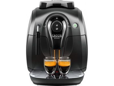 Gaggia Besana, Espressomaskin, 1 l, Kaffe bønner, Malt kaffe, Innebygd kaffekvern, 1400 W, Sort