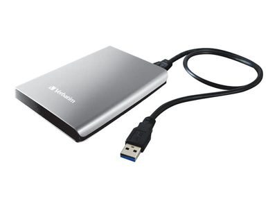 Verbatim Store 'n' Go Portable - Harddisk - 2 TB - ekstern (bærbar) - USB 3.0 - 5400 rpm - sølv