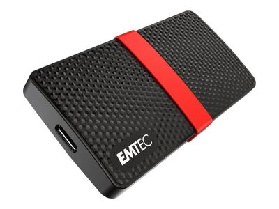 EMTEC SSD Power Plus X200 - SSD - 256 GB - ekstern (bærbar) - USB 3.2 Gen 1 (USB-C kontakt)