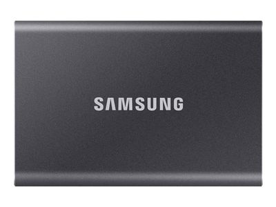 Samsung T7 MU-PC4T0T - SSD - krypterat - 4 TB - extern (portabel) - USB 3.2 Gen 2 (USB-C kontakt) - 256 bitars AES - grå