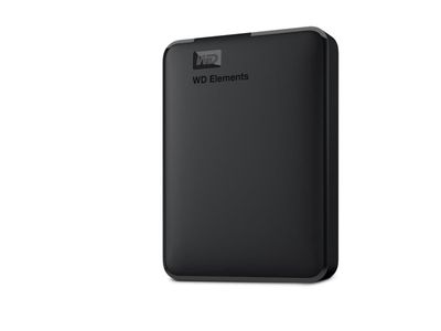 WD Elements Portable WDBHJS0060BBK - Hårddisk - 6 TB - extern (bärbar) - USB 3.1 Gen 1 - svart