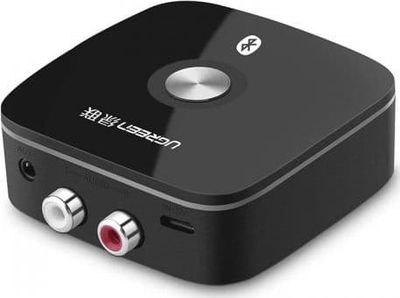 Ugreen Bluetooth 5.0 mottakeradapter 2x RCA 3,5 mm jack aptX svart