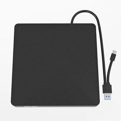 Ultratynd USB 3.0+Type-C DVD-drev Ekstern CD-læser VCD-brænder