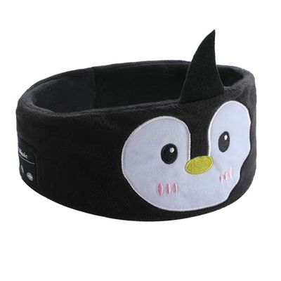 INF Bluetooth 5.0 Sovemaske med Bluetooth-hodetelefoner Sort
