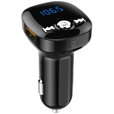 INF FM-sender til bilen - Bluetooth-adapter med QC3.0 mobillader