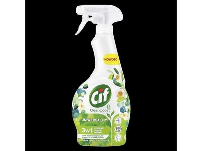 Unilever CIF Cleanboost 3in1 Universal rengjøringsvæske Grønn te og eukalyptus 500ml