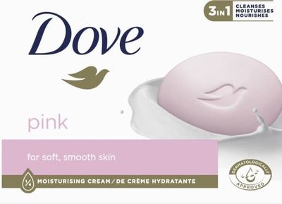 Unilever Dove Creamy Bar Soap 3in1 - Rosa 90g