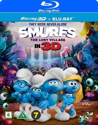 Smurfarna 3 - Den försvunna byn 3D (Blu-ray 3D + Blu-ray)