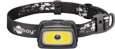 Goobay LED-pandelampe High Bright 240 med 240 lm og koldt hvidt lys (6500 K), perfekt til fritid, sport, camping, fiskeri, jagt og autohjælp