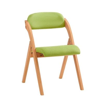 SoBuy Klapstol med hynde - 47.5X59X77cm | Grøn FST92-GR