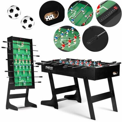 Neosport Bordfodboldbord 121 x 61 x 80 cm NS-803 Sort