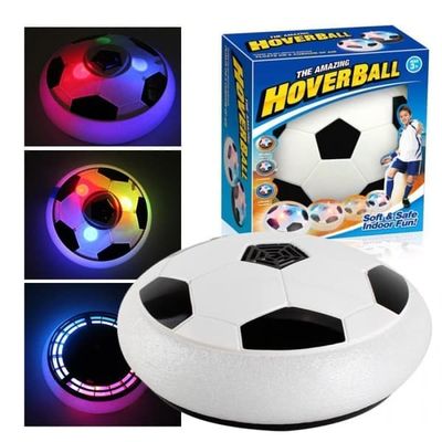 Hover Fotball med LED-lys – Svevende Innendørsspill for Barn og Voksne