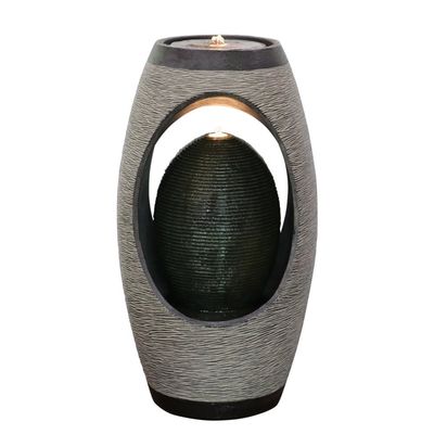 Lykke Springvand Cascade med LED-lys