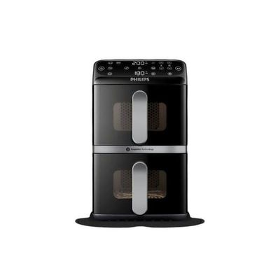 PHILIPS Air Fryer - Serie 4000 Vertical Duo NA461/00 - 10L kapacitet - Dubbel tank - 2750W