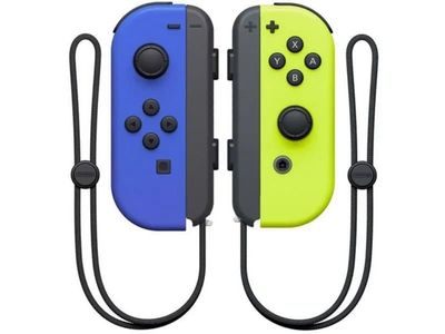 Nintendo | Joy-Con (venstre og høyre) - Gamepad - trådløs - Neonblå / Neongul (sett) - for: Nintendo Switch