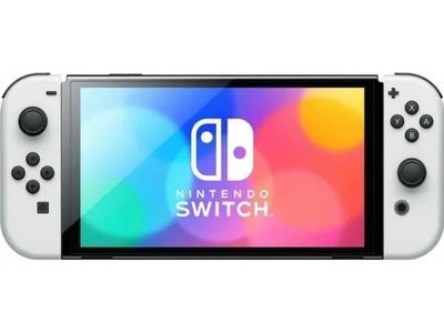 Nintendo | Switch OLED - Spelkonsol - Full HD - 64GB - Vit | Inkl. 2 x Joy-Con (vit)