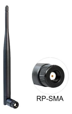 DeLOCK WLAN 802.11 ac/a/b/g/n-antenne RP-SMA-plugg 4 - 5 dBi omnidirekte