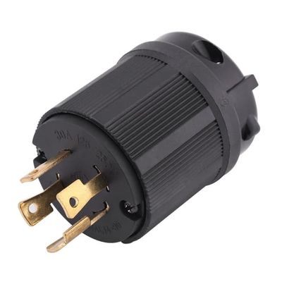 Twist Lock Elektrisk Stik - NEMA L14-30P, 30A, 125V-250V, 4 Ledninger