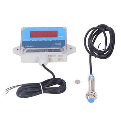 Vandtæt LED Digital Omdrejningstæller Speedometer - DC 8V-24V