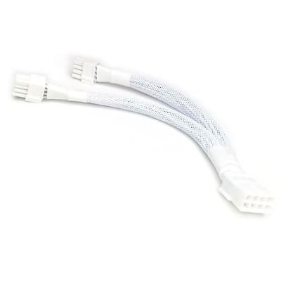 Sleevade Y-Splitt PCIE 8 nastainen naaras - 2x 6 + 2 nastainen uros PCIE