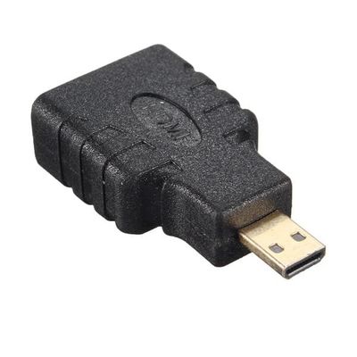 Gullbelagt Micro-HDMI til HDMI Adapter