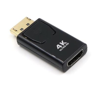 NÖRDIC sovitin Dispalyport 1.2 uros–HDMI naaras 4K 30 Hz, musta
