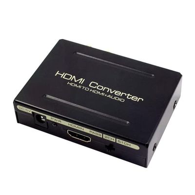 Lydsplitter, HDMI till HDMI + SPDIF + RCA - USB