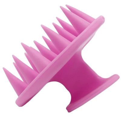 Silikonbørste for Hodebunnsmassasje - Rosa