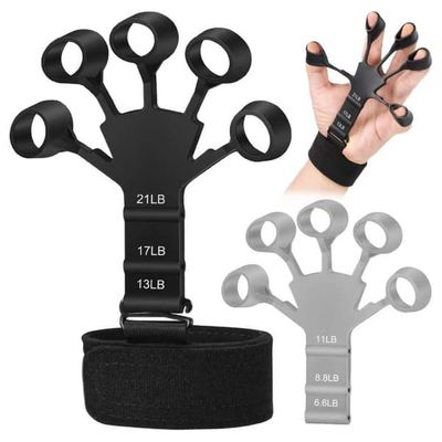 2-Pack Finger Trainer - 6 forskjellige motstander