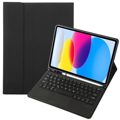 Tangentbordsfodral med ställ till iPad 10-Gen 10,9 2022 - Svart