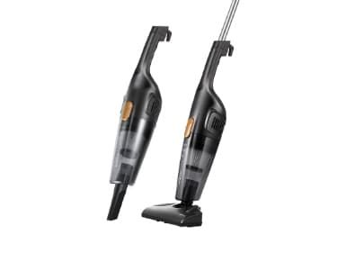 Deerma DX115C, Støvsuger med stang, Uten pose, Sort, 1,2 l, Tørr, HEPA
