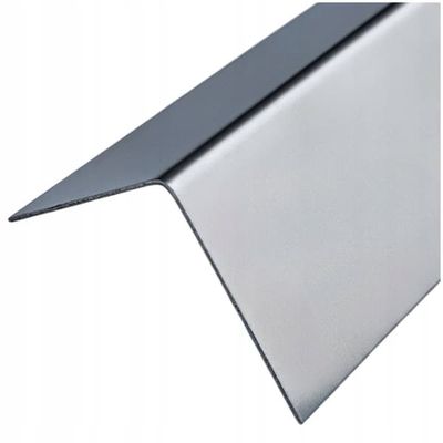 Rostfritt stål vinkel 80x120x1,5 mm - 80 cm rå syrafast kvalitet 304/304L