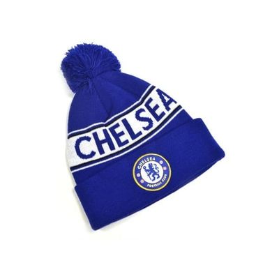 Chelsea FC Unisex voksen strikket Bobble Hat