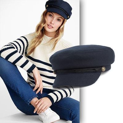 Sort Vega kasket Skipper cap Emil kasket