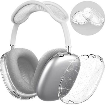 INF Glitrende Transparent TPU-etui til AirPods Max 0