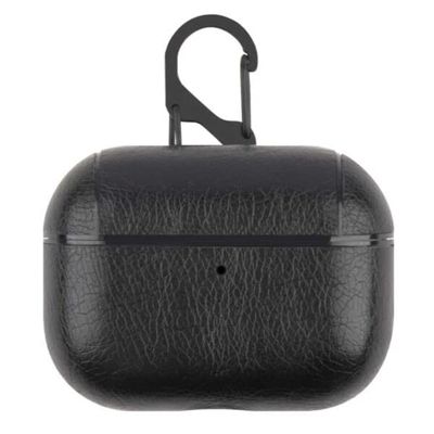 AirPods Pro 2 Shell Case Leather PC Black
